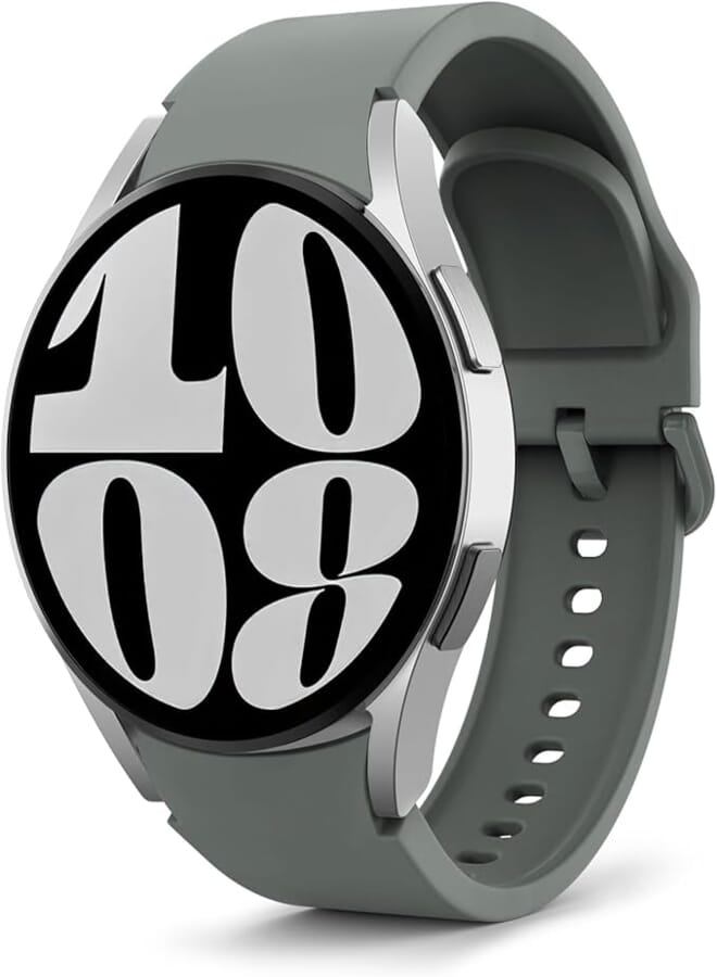 MoKo No Gap Straps Compatible with Samsung Galaxy Watch 7 FE 6 5 4 Strap 40mm 44mm/Watch 6 Classic 43mm 47mm/Watch 5 Pro Strap 45mm/Watch 4 Classic 42mm 46mm, 20mm Soft Silicone Replacement Sport Band